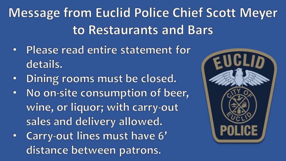 Bars and Restaurants Message Euclid Police 545 E 222nd St 216731